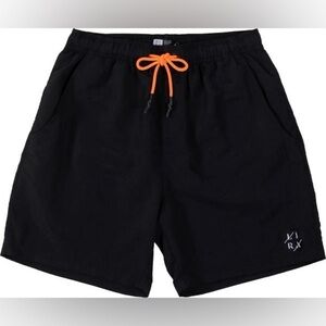 Lira Athletic Men’s Court Volley Jogger Shorts Black Size Medium